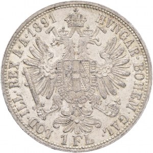 Austria 1 Gulden 1891 FRANZ JOSEPH I.