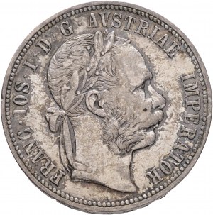 Autriche 1 Gulden 1891 FRANZ JOSEPH I. cabinet patiné de collection ancienne