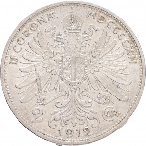 Österreich 2 Corona 1912 Franz Joseph I.