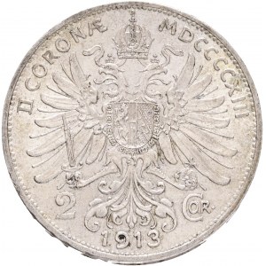 Austria 2 Corona 1913 Francesco Giuseppe I.