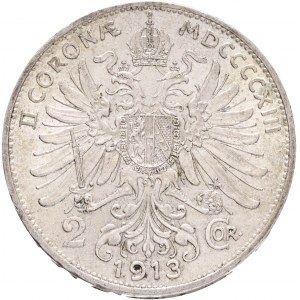 Rakúsko 2 Corona 1913 Franz Joseph I.