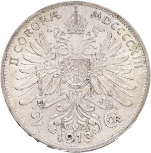 Austria 2 Corona 1913 Francesco Giuseppe I.
