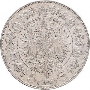 Austria 5 Corona 1900 Francesco Giuseppe I.