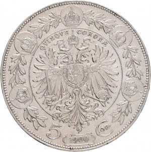 Rakúsko 5 Corona 1900 Franz Joseph I.