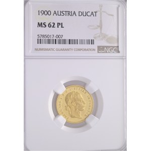 Oro 1 ducato 1900 FRANZ JOSEPH I. Vienna