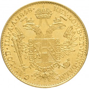 Gold1 Ducat 1848 A FERDINAND I. Small edge