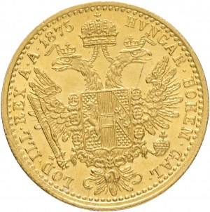 Gold1 Dutzend 1875 FRANZ JOSEPH I. Kleine Patina