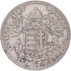 Ungheria 1 Fiorino 1868 G.Y.F. FRANZ JOSEPH I. Karlsburg