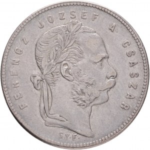 Węgry 1 forint 1868 G.Y.F. FRANZ JOSEPH I. Karlsburg