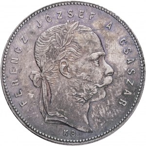 Hungary 1 Forint 1869 K.B. FRANZ JOSEPH I. Kremnica patina