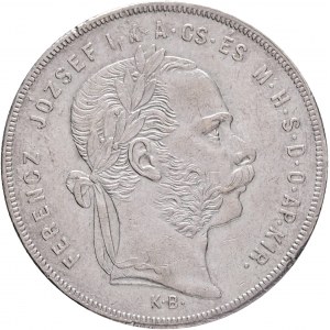 Hongrie 1 Forint 1872 K.B. FRANZ JOSEPH I. Kremnica