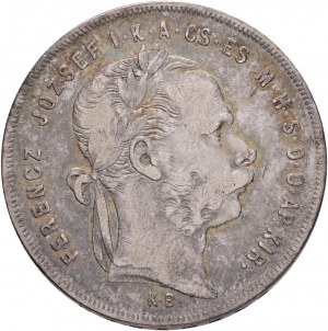 Ungarn 1 Forint 1872 K.B. FRANZ JOSEPH I. Kremnica Schrankpatina aus alter Sammlung