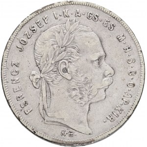 Maďarsko 1 forint 1874 K.B. FRANZ JOSEPH I. Kremnica