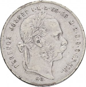 Hungary 1 Forint 1874 K.B. FRANZ JOSEPH I. Kremnica