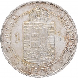 Maďarsko 1 forint 1878 K.B. FRANZ JOSEPH I. Kremnica