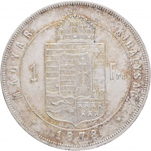 Węgry 1 forint 1878 K.B. FRANZ JOSEPH I. Kremnica