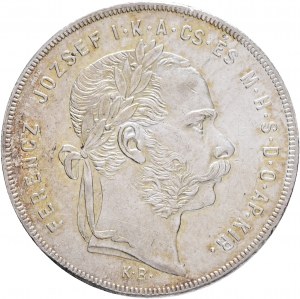 Hungary 1 Forint 1878 K.B. FRANZ JOSEPH I. Kremnica