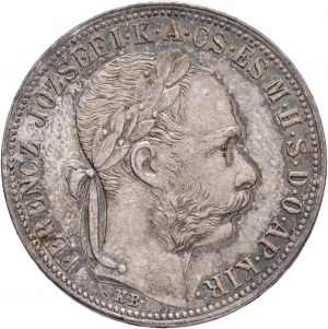 Ungarn 1 Forint 1883 K.B. FRANZ JOSEPH I. Kremnica Kabinett Patina aus alter Sammlung