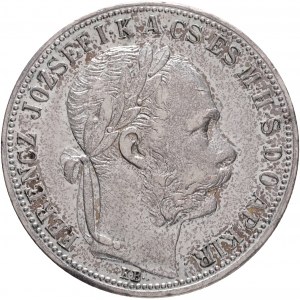 Hungary 1 Forint 1888 K.B. FRANZ JOSEPH I. Kremnica