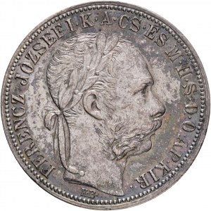 Maďarsko 1 forint 1889 K.B. FRANZ JOSEPH I. Kremnica kabinet patina zo starej zbierky