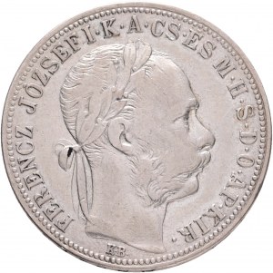 Węgry 1 forint 1890 K.B. FRANZ JOSEPH I. Kremnica