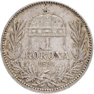 Ungheria 1 Corona 1895 K.B. Francesco Giuseppe I.