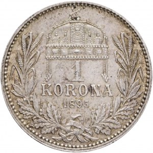 Hongrie 1 Couronne 1895 K.B. Franz Joseph I.