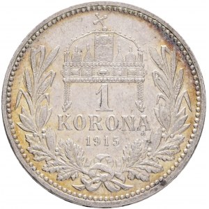 Ungheria 1 Corona 1915 K.B. Francesco Giuseppe I.