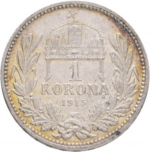 Ungheria 1 Corona 1915 K.B. Francesco Giuseppe I.