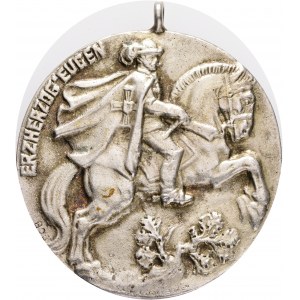 Medaille 1912 Erzherzog EUGEN Eröffnung des Schießstandes 1912 BOZEN, Punzmark