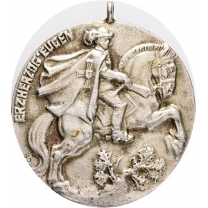 Medaila 1912 Arcivojvoda EUGEN Otvorenie strelnice v roku 1912 BOZEN, punzmark