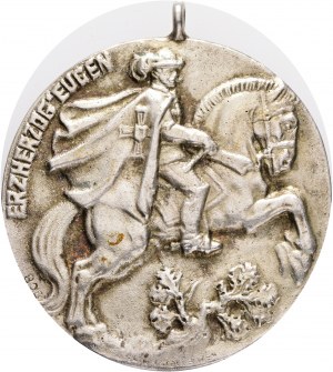 Médaille 1912 Archiduc EUGEN Ouverture du stand de tir en 1912 BOZEN, punzmark