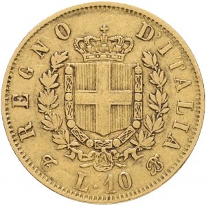 10 Lire 1863 VICTOR EMANUELE II. Torino