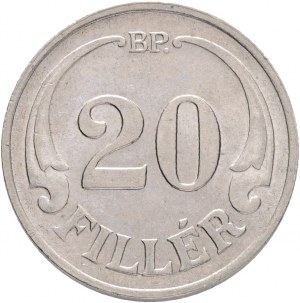 20 Fillér 1926 BP Miklós Horthy
