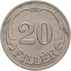 20 Fillér 1938 BP Miklós Horthy