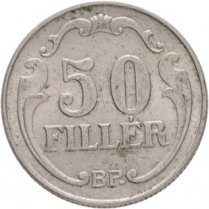 50 Fillér 1938 BP Miklós Horthy