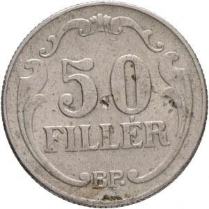 50 Filler 1940 BP Miklós Horthy