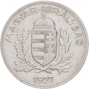 1 Pengö 1927 BP Miklós Horthy