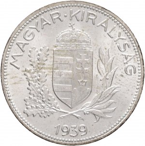 1 Pengö 1939 BP Miklós Horthy Lustr mincovňa