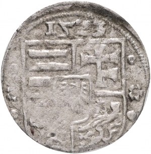 1 Denier 1528 LB LAJOS II. Jagellon Buda
