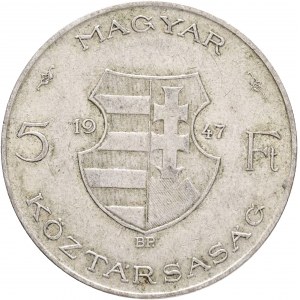 5 forintov 1947 BP Lajos Kosuth