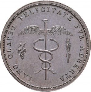 Taliansko AE Medaila František I.(II.) 1816 Miláno navštevuje mincovňu