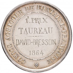 Francja Napoleon III. 1. cena TAUREA David Bresson 1864