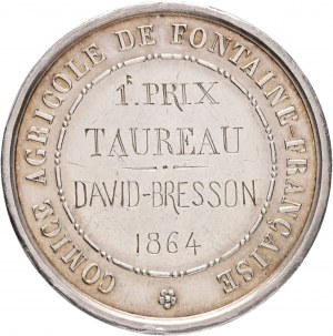 Francúzsko Napoleon III. 1. cena TAUREA David Bresson 1864