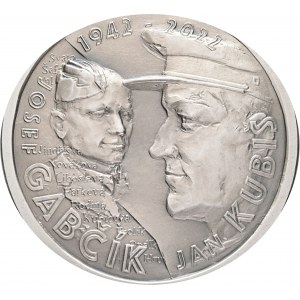 Argento Rep. Ceca 2022 80° Anniversario Attentato a R.Heydricg 1942 a Praga piccolo