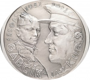 Silver Czech rep. 2022 80th Anniversary Assassination attempt on R.Heydricg 1942 in Prague lerge