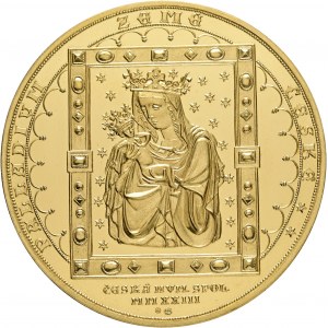 Gold Czech rep. 2023 PALLADIUM Czech country etue, certificat, extraordinary specimen