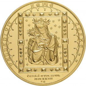 Zlato Česká republika 2023 PALLADIUM Česká krajina, certifikát, mimoriadny exemplár