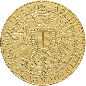 Gold 5 Dukaten RUDOLPH II. 1603/2023 nur 30 Stück.