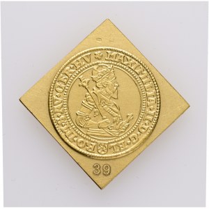 Gold 2 Dukaten Clipe MAXIMILIAN II. 1674/2023 Zertifikat, Stempel, nummeriert Nr. 39